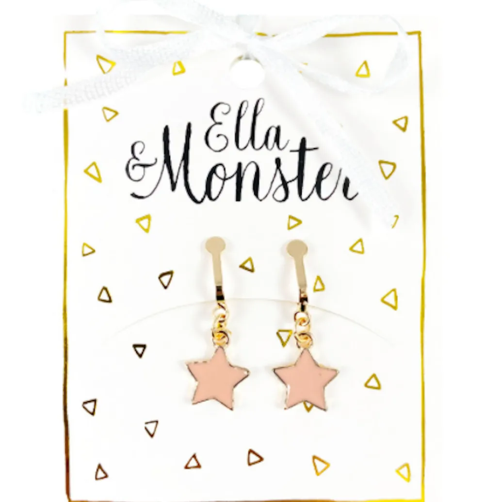 Ella & Monster Ørering Rose Star- Festtøj & Tilbehør