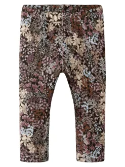 NAME IT Resa Leggings - Chocolate Brown- Leggings