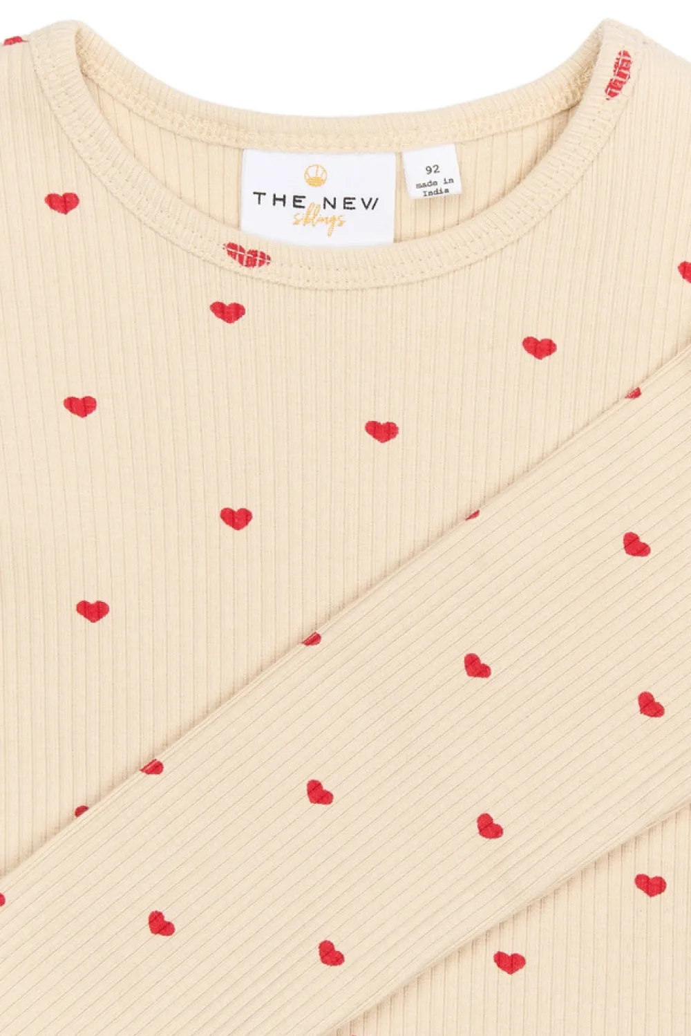 The New Siblings Rhea Rib Bluse - GARDENIA- Bluser