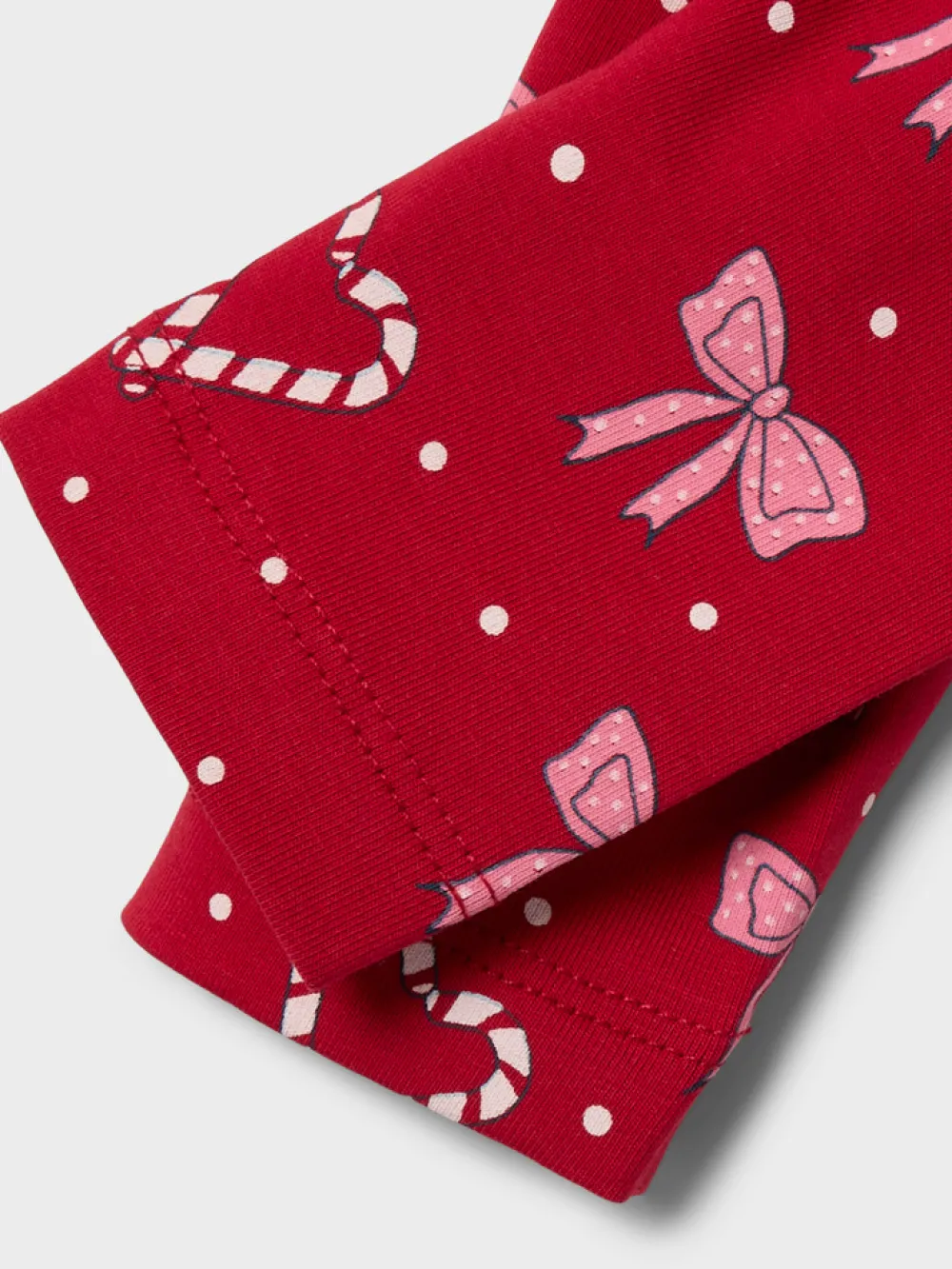 NAME IT Ri Leggings - Jester red- Juletøj|Leggings