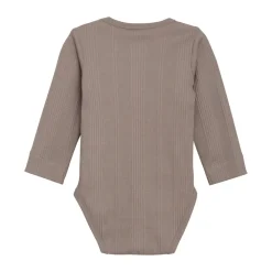 En Fant Rib Body Langærmet - 2213- Bodystocking Langærmet
