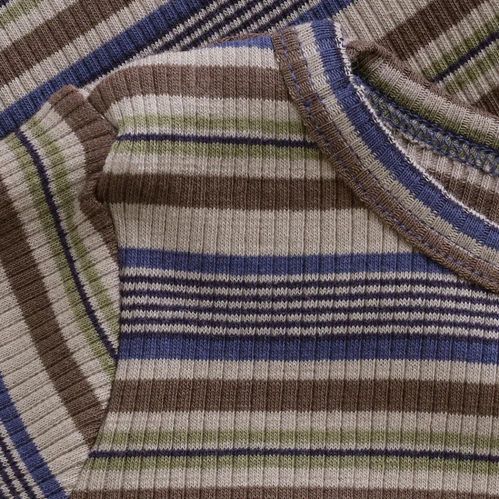 Minymo Rib Body Langærmet - 7021- Bodystocking Langærmet