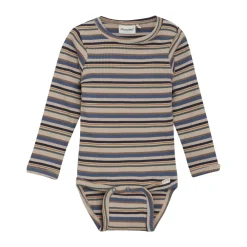 Minymo Rib Body Langærmet - 7337- Bodystocking Langærmet