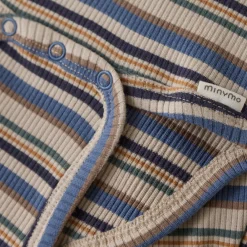 Minymo Rib Body Langærmet - 7337- Bodystocking Langærmet