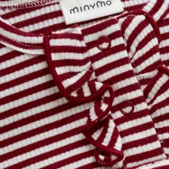 Minymo Rib Body Langærmet - 4988- Bodystocking Langærmet