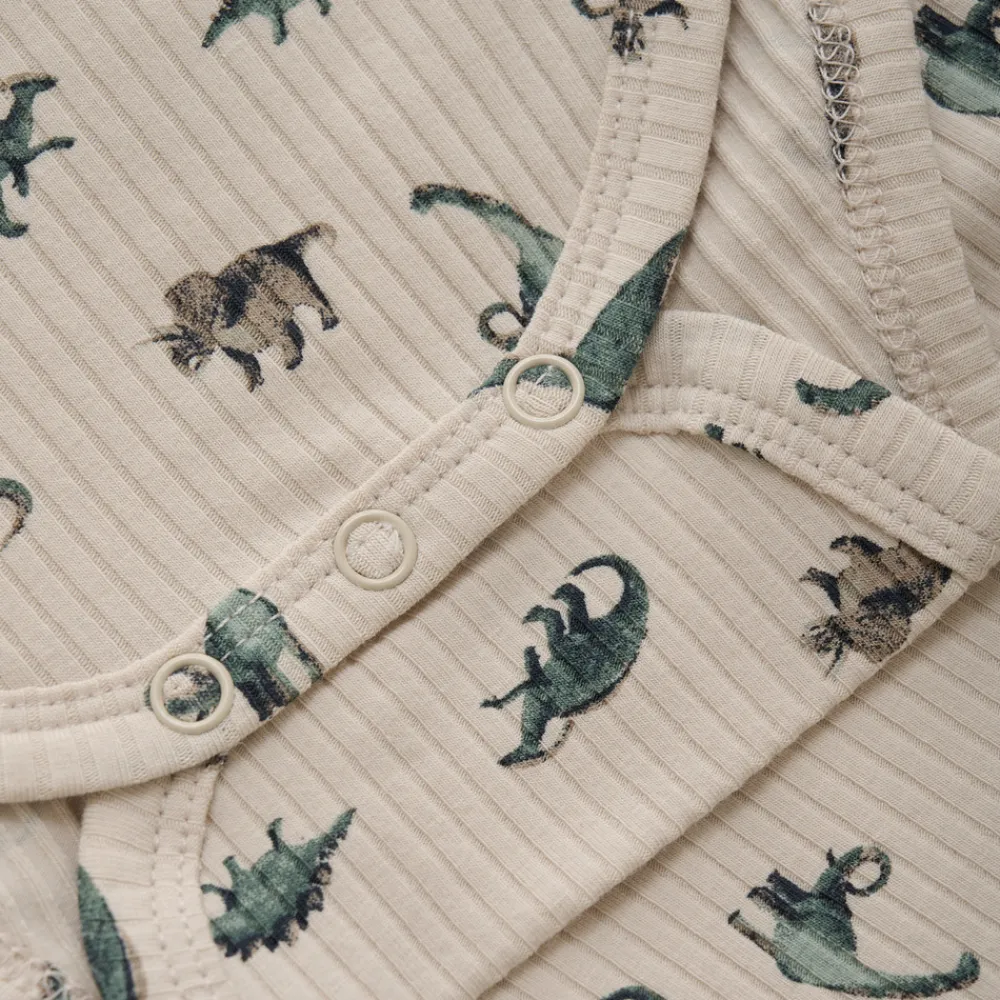 En Fant Rib Body Langærmet - 2444- Bodystocking Langærmet