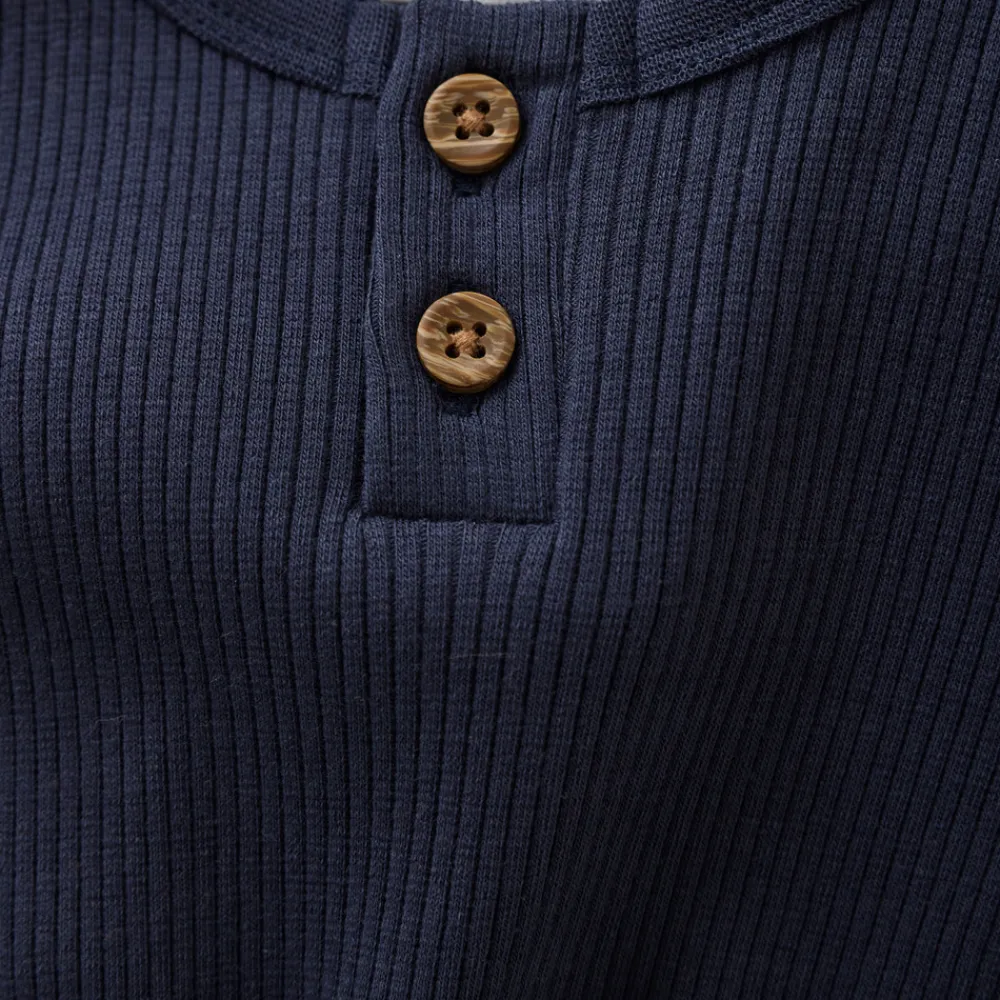 Minymo Rib Body Langærmet - 7021- Bodystocking Langærmet