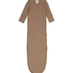 Müsli RIB soveposedragt med knude - Walnut- Heldragter M. Fod