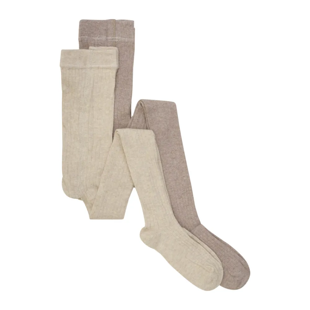 BeKids Rib Stømpebukser (2-PACK) - 235- Strømpebukser