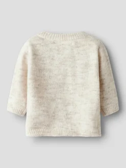 NAME IT Rikimmi Strikket Cardigan - Peyote Melange- Juletøj|Cardigans, Veste & Trøjer