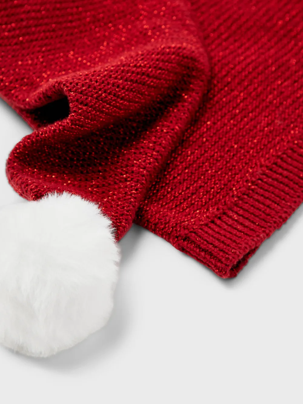 NAME IT Rinjaha strik hue - RED DAHLIA- Juletøj