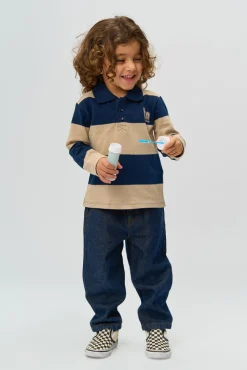 The New Siblings Rinon Pique Polo - NAVYBLAZER- Skjorter