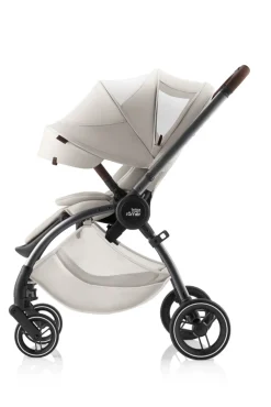 Britax Römer Rio Lux - Soft Taupe- Klapvogne Med Flade Sæder