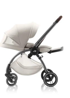 Britax Römer Rio Lux - Soft Taupe- Klapvogne Med Flade Sæder