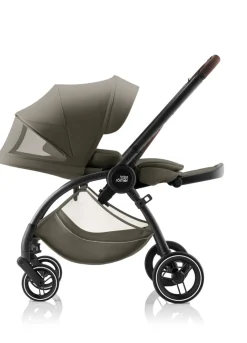 Britax Römer Rio Lux - Urban Olive- Klapvogne Med Flade Sæder