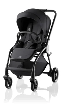 Britax Römer Rio Style - Carbon Black- Klapvogne Med Flade Sæder