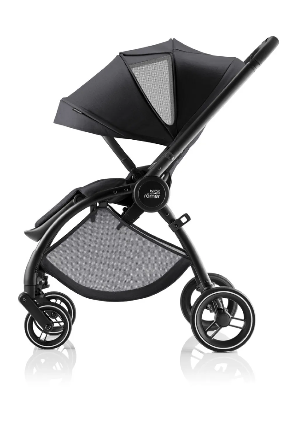 Britax Römer Rio Style - Carbon Black- Klapvogne Med Flade Sæder