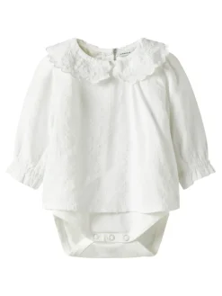 NAME IT Rixi Skjorte Body - Bright White- Juletøj|Skjorter