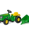 ROLLY TOYS Rolly Kid traktor John Deere pedal traktor med trailer- Leg I Haven|Biler, Traktorer & Scootere