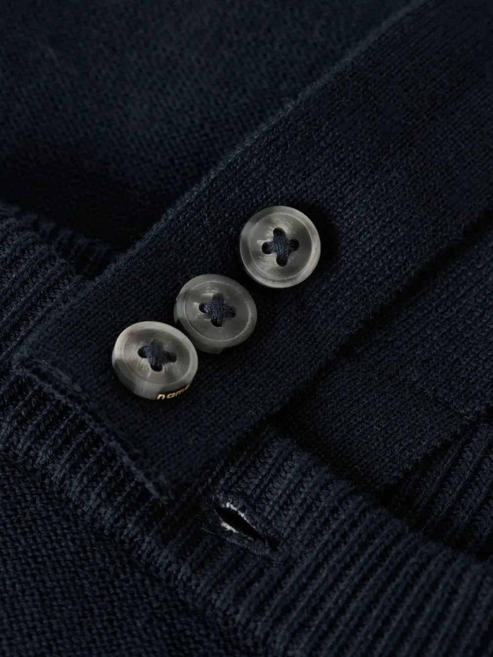 NAME IT Roman Strikket Smækbukser - Navy Blazer- Juletøj|Smækbukser & Buksedragter