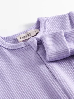 MarMar Copenhagen Rompy m. Lynlås - Soft lavender- Heldragter U. Fod