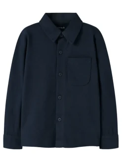 NAME IT Ronalo Skjorte - Navy Blazer- Juletøj|Skjorter