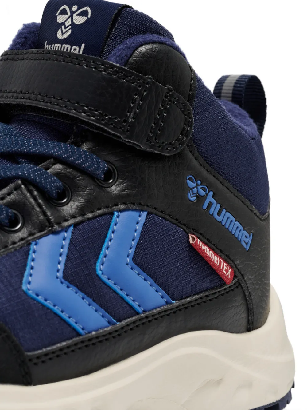 hummel Root Tex Jr - Dutch blue- Sneakers Med Velcro