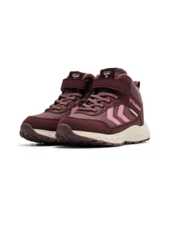 hummel Root Tex Jr - Vineyard wine- Sneakers Med Velcro