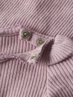 NAME IT Rosally Langærmet Body - Keepsake Lilac- Juletøj|Bodystocking Langærmet