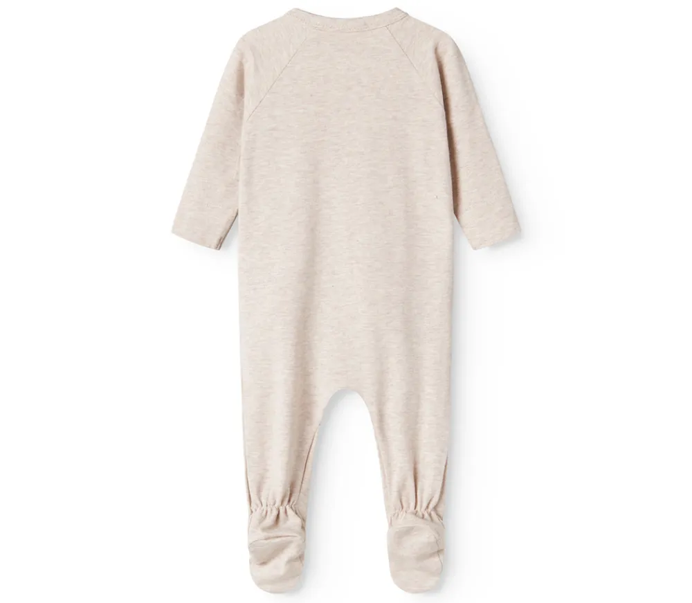 MarMar Copenhagen Rubetta Romper - Light beige melange- Heldragter M. Fod