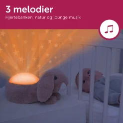 ZAZU RUBY Musical Projector-Børn White Noise Og Højtalere|Lamper