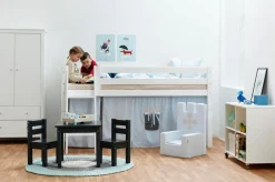 Hoppekids Rumdeler På Hjul - hvid-Børn Reoler