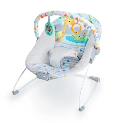 Bright Starts Safari Fun™ - Skråstol med gyngefunktion-Børn Skråstole