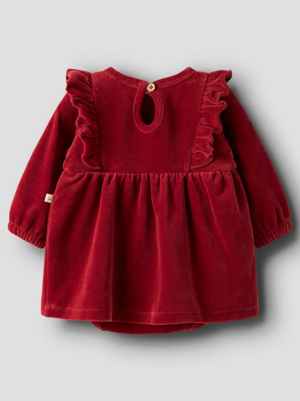 Lil' Atelier Saga Sag Bodykjole - Red Dahlia- Juletøj|Kjoler
