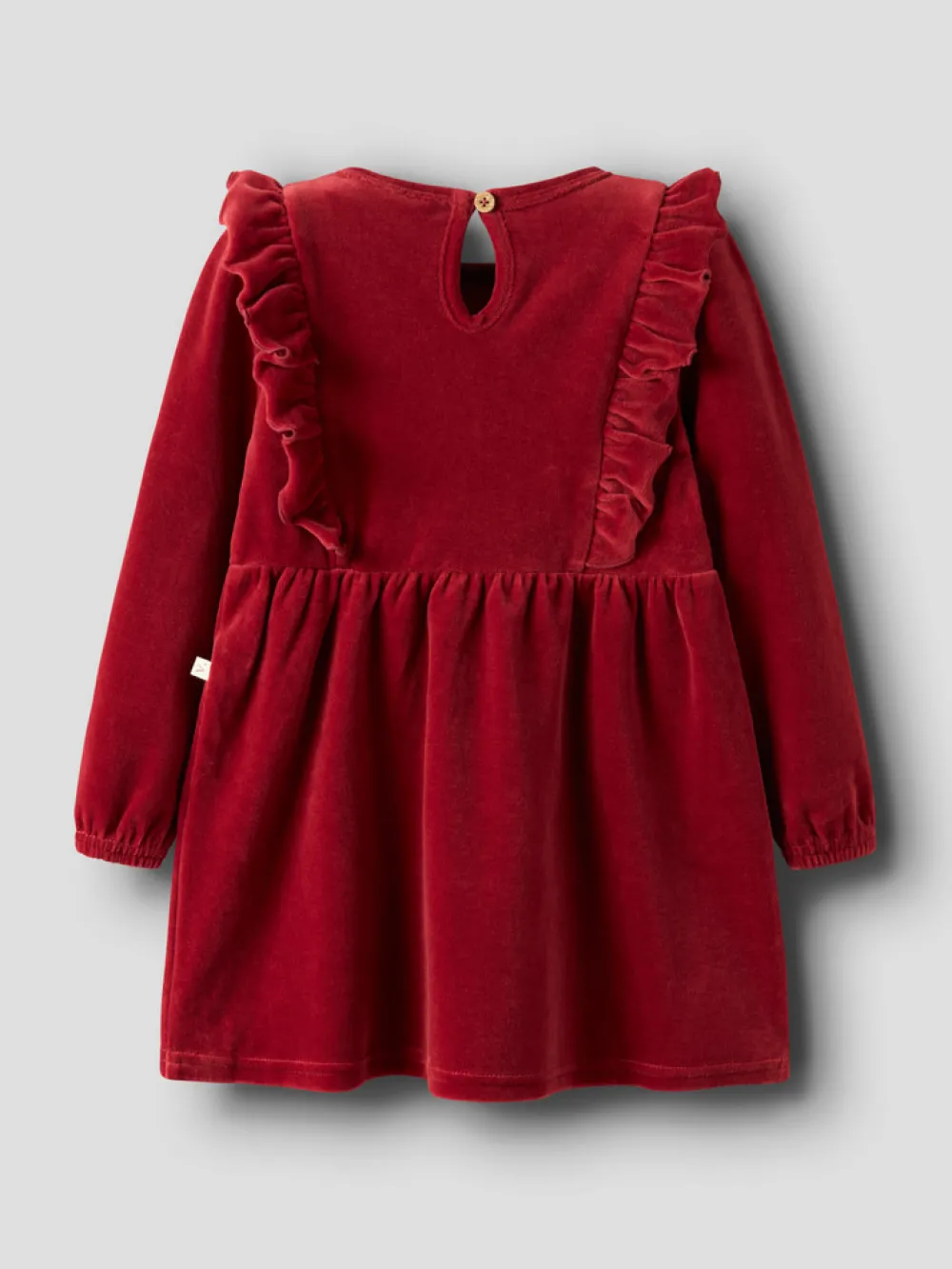 Lil' Atelier Saga Sag Kjole - Red Dahlia- Juletøj|Kjoler