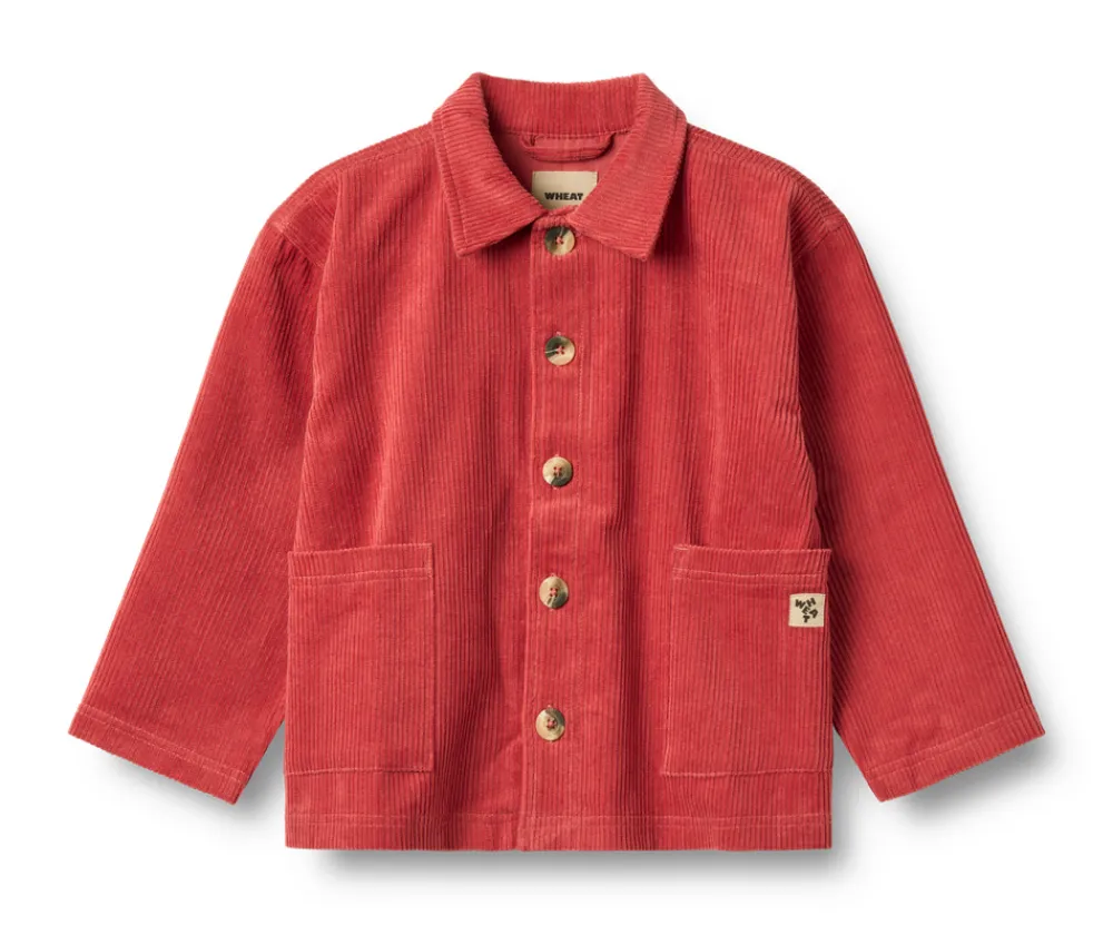 Wheat Sage Skjortejakke - Raspberry- Skjorter