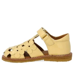 Angulus Sandal med blomster og velcro - 2706- Sandaler Med Lukket Tå