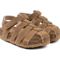 Mikk-Line Sandal Ruskind - COGNAC- Sandaler Med Lukket Tå
