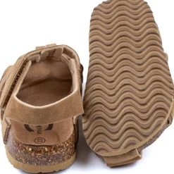 Mikk-Line Sandal Ruskind - COGNAC- Sandaler Med Lukket Tå