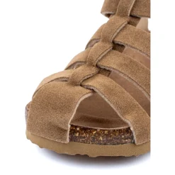 Mikk-Line Sandal Ruskind - COGNAC- Sandaler Med Lukket Tå