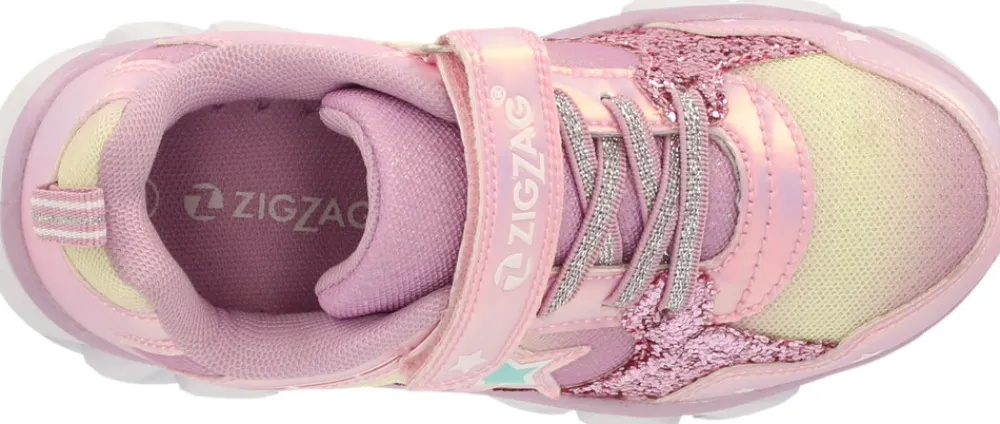 ZIG ZAG Saserta sko med lys - 4237- Sneakers Med Blink|Sneakers Med Lys