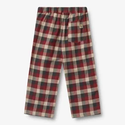 Wheat Sasha Trousers - Red Blue Check- Bukser