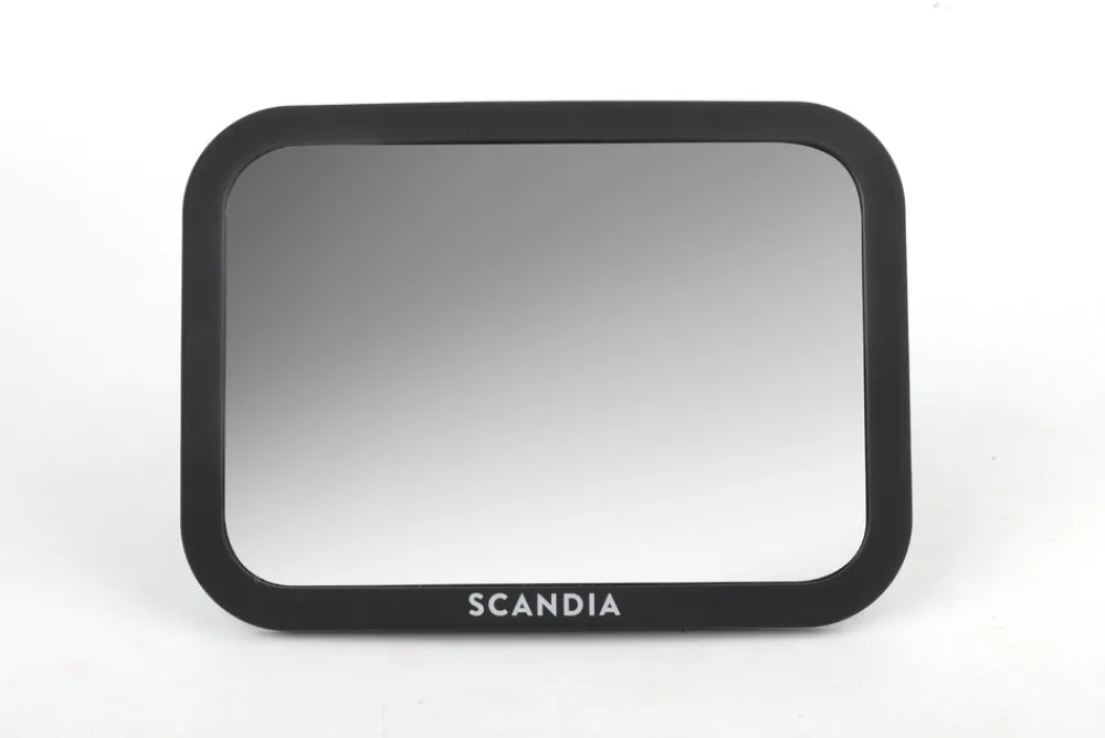 Scandia Rektangel 360 gr. bilspejl - Sort- Babyspejle