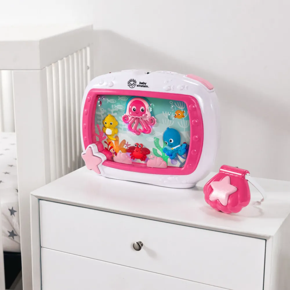 Baby Einstein Sea Dreams Soother Aktivitetsophæng med lyd - Pink- Aktivitetslegetøj