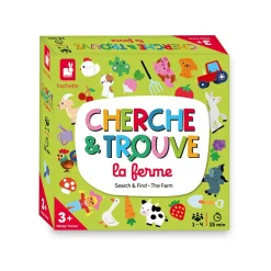 Janod Seek & Find - The Farm- Bingo & Huskespil