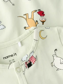 NAME IT Selper Moomin Natdragt - Pale Aqua- Nattøj & Natkjoler