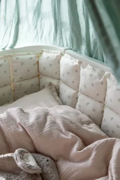 Sebra Sengehimmel - dusty green-Børn Sengehimler & Himmelpinde