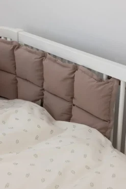 Sebra Sengerand, kapok, halv længde, jetty beige-Børn Sengerande