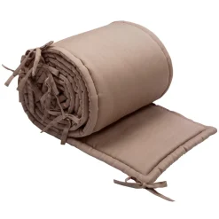 Müsli Sengerand med bindebånd - Walnut, 360x32 cm-Børn Sengerande
