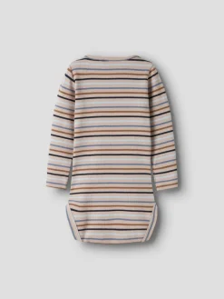 NAME IT Serro Langærmet Body - Mushroom- Bodystocking Langærmet